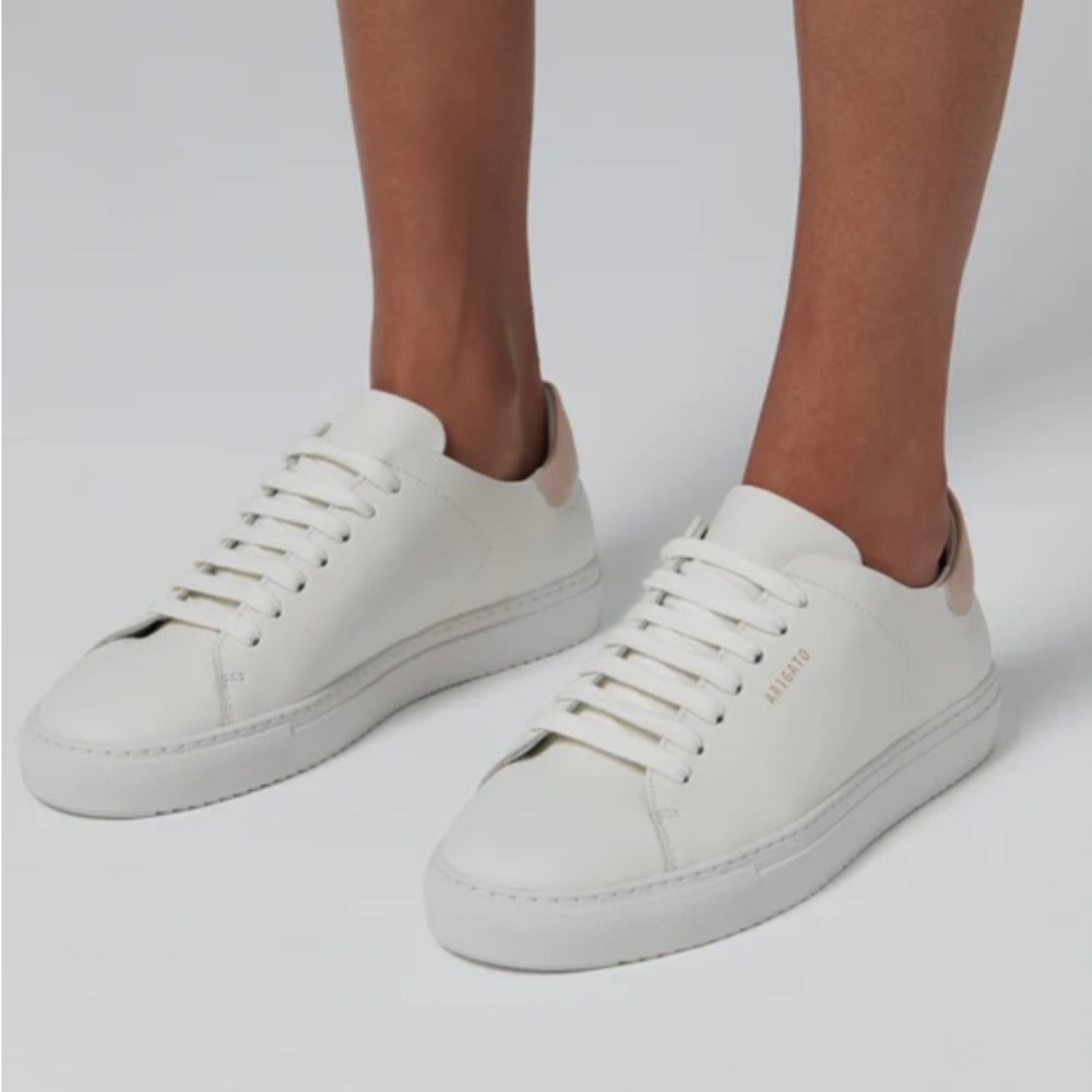 Axel Arigato white/pink leather sneakers size 9